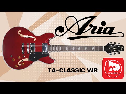 Видео: Aria TA-CLASSIC - доступная полуакустическая гитара