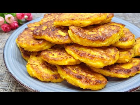 Видео: Когда есть ТЫКВА и ТВОРОГ готовлю к Завтраку эту вкусняшку! Улетают на Ура! Простой и быстрый рецепт