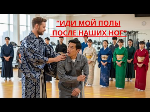 Видео: Чёрный пояс вызвал уборщика на спарринг, но финал поставил зал на уши?