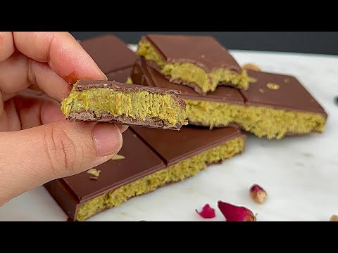 Видео: Как приготовить вирусный шоколадный батончик Dubai с фисташками! Кто делает Buzz!