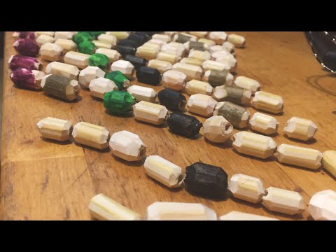 Видео: Первый проект - вырезаем бусины