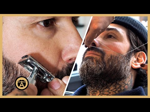 Видео: СЕКРЕТЫ создания эффектных линий на щеках из бороды