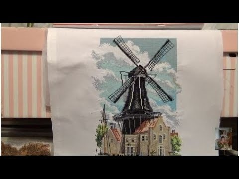 Видео: #767.Первая стыковка в крестике на Janome 500E