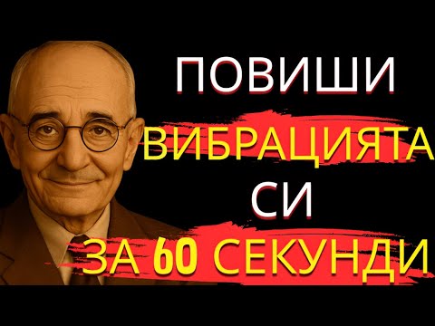 Видео: Техниката, която ще повиши вибрацията ти само за 60 секунди!