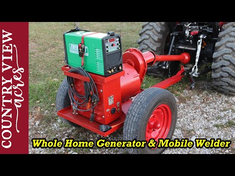 Видео: Восстановление генератора с приводом от ВОМ трактора. Теперь это мобильный сварочный аппарат и ге...