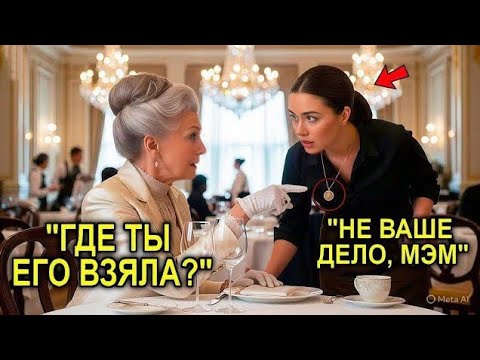Видео: «Где Ты Взяла Это?»Бабушка-Миллионерша УвиделаОжерелье Официантки И Не СмоглаСдержать Слез