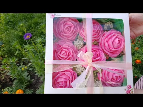 Видео: Очередной заказ и упаковка 📦 зефирних роз!!!