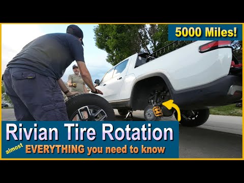 Видео: Ротация шин RIVIAN — 5000 миль — ВСЁ, что вам нужно знать