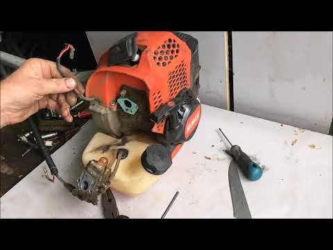 Видео: Бензо_триммер ,,Хаммер 520 частично ,,заклинил,,!)