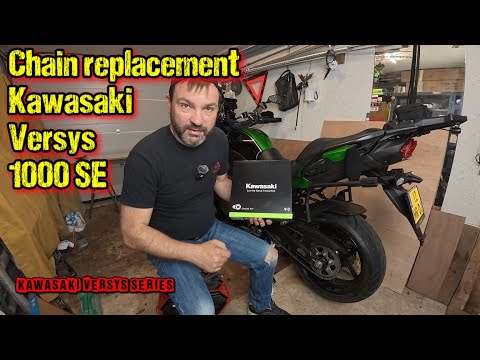 Видео: Замена цепи Kawasaki Versys 1000 SE