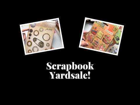 Видео: Распродажа скрапбуков!? ОГРОМНЫЙ улов!!