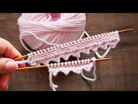 Видео: Набор петель с пико спицами 🎀 Pico knitting edge