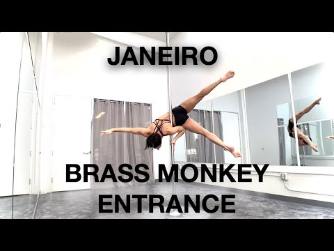 Видео: Как танцевать Жанейро из Brass Monkey — уроки танцев на пилоне от ElizabethBfit