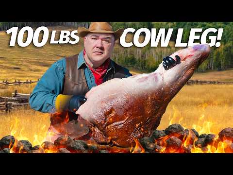 Видео: Я стал ковбоем, а потом приготовил целую коровью ногу