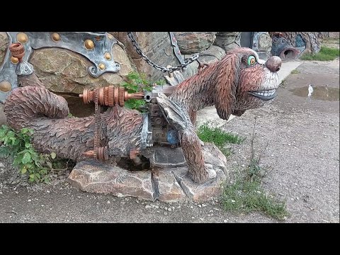 Видео: парковые  скульптуры  из  цемента,  эскизы