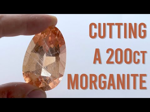 Видео: Огранка морганита 200 карат