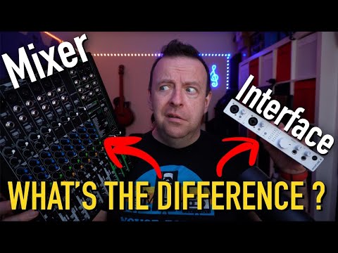 Видео: Аудиоинтерфейс и микшер — в чем разница?
