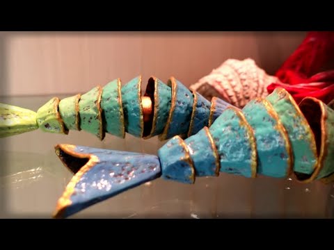 Видео: "Керамические" рыбки для декора дома из яичных лотков