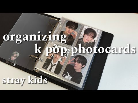 Видео: новый канал ..? организация карт | stray kids | organizing k pop photocards