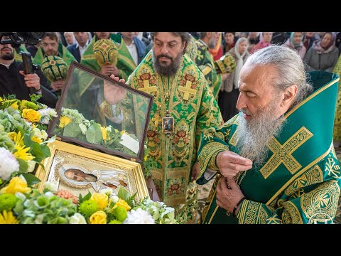 Видео: Предстоятель звершив освячення столичного храму на честь преподобного Сергія Радонезького