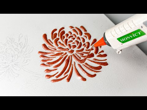 Видео: СЛЕДУЮЩЕЕ ПОКОЛЕНИЕ клеевого пистолета — Учебник по хризантемам | AB Creative