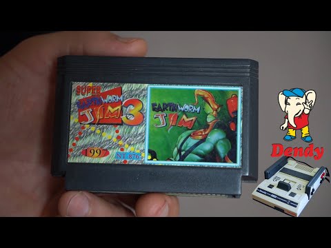 Видео: Earthworm Jim - Червяк Джим  на денди,  все порты
