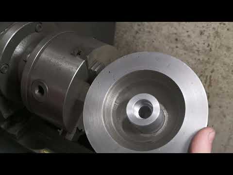 Видео: Установка автономной ВФГ на НГФ 110 - переточка приводных шкивов, примерка головы и первая стружка
