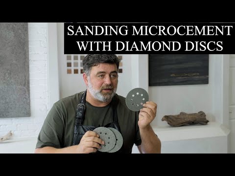 Видео: Часть 7: Шлифовка микроцемента алмазными дисками