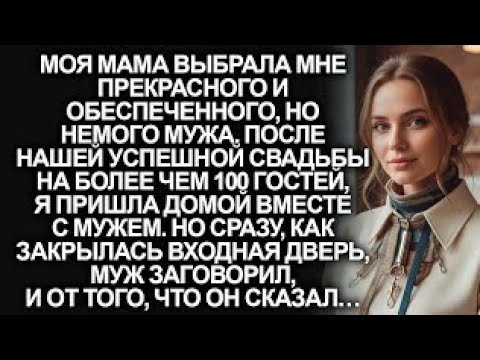Видео: После того как я вышла замуж за немого мужа, он заговорил, когда мы пришли домой…