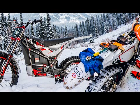 Видео: НА СКОЛЬКО ХВАТИТ ЭЛЕКТРОБАЙКА ЗИМОЙ НА ПРОХВАТЕ?