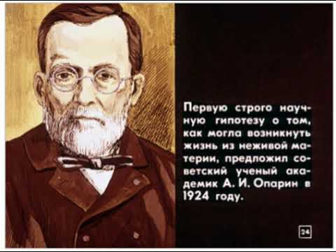 Видео: Диафильм 1985 года "Возникновение жизни на Земле"