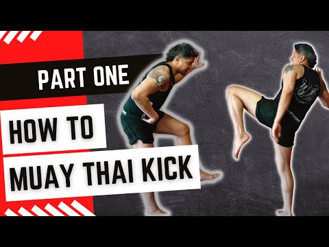Видео: Как бить ногой в тайском боксе — Часть 1 — Упражнения и советы по выполнению круговых ударов ногой