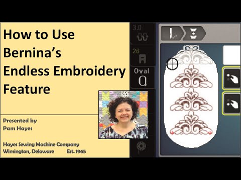 Видео: Как использовать функцию бесконечной вышивки Bernina