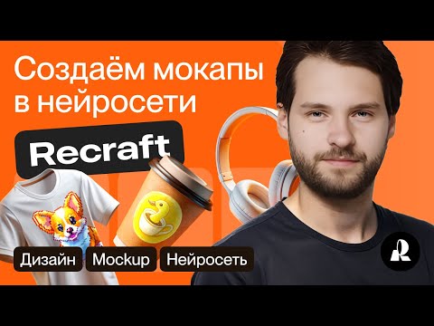 Видео: Создаем мокап в нейросети Recraft с нуля