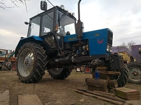 Видео: Заклинил руль МТЗ 82.1 во время культивации второй раз