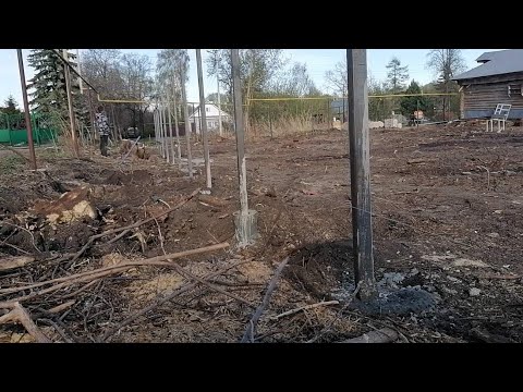 Видео: Часть10Дом в деревне/Трудовые будни/Забор