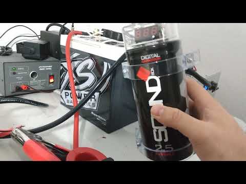 Видео: ⚡ ⚡ ⚡ XS Power 500f Superbank, продемонстрировано с 2x8, это не среднестатистический конденсатор ...