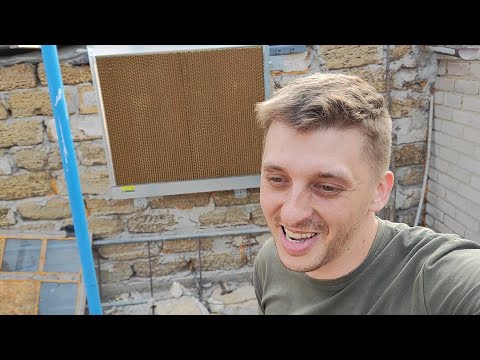 Видео: Установил панель охлаждения  в птичник / Остались без света