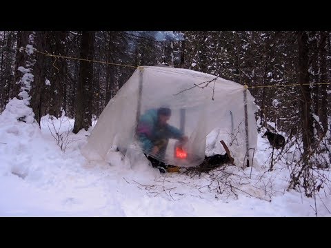 Видео: Постройка балагана - для рыбалки , отдыха, путешествий.