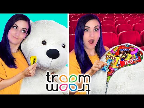 Видео: Попытка ужасных способов пронести еду куда угодно