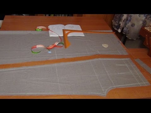 Видео: Как раскроить брюки сразу на ткани: ПП