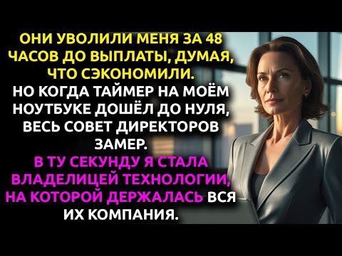 Видео: Меня УВОЛИЛИ за 2 дня до бонуса... — но я НАШЛА в контракте секрет, который их разорил.