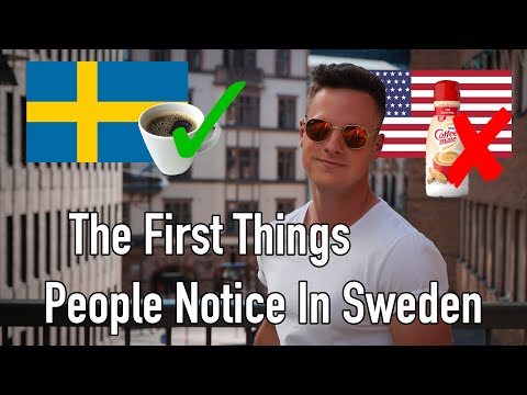 Видео: Первое, что замечают американцы, приезжая в Швецию