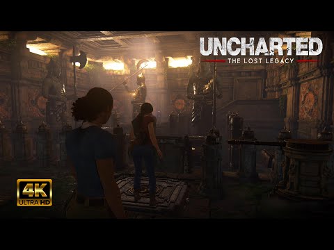 Видео: Головоломка Статуи с Топором Uncharted The Lost Legacy 4KUltraHD