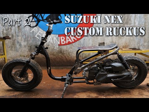 Видео: Модификация Matic от Suzuki NEX до HONDA Ruckus [часть 2]