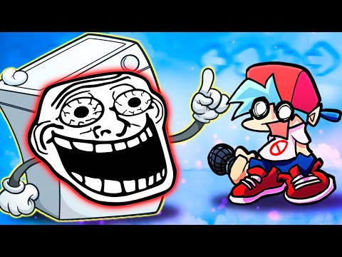 Видео: Непобедимый Босс ТРОЛЛФЕЙС против Бойфренда во Friday Night Funkin VS Trollge Physics FULL WEEK