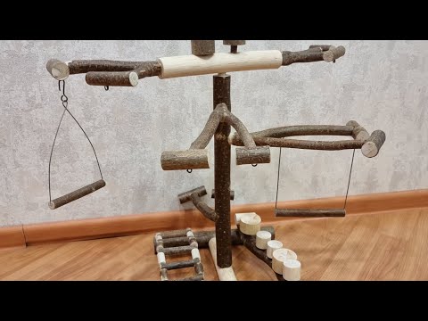 Видео: Распаковка игрового стенда для попугаев