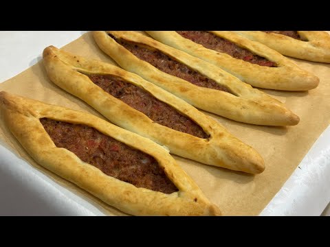 Видео: ТОНКОЕ ТЕСТО! ОБАЛДЕННО ВКУСНЫЕ ЛОДОЧКИ С МЯСОМ!