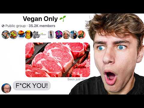 Видео: Троллинг веганских групп в Facebook
