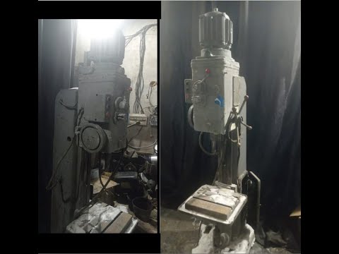 Видео: Вертикально сверлильный станок 2Н118  (часть 1) Vertical drilling machine 2N118 (part 1)